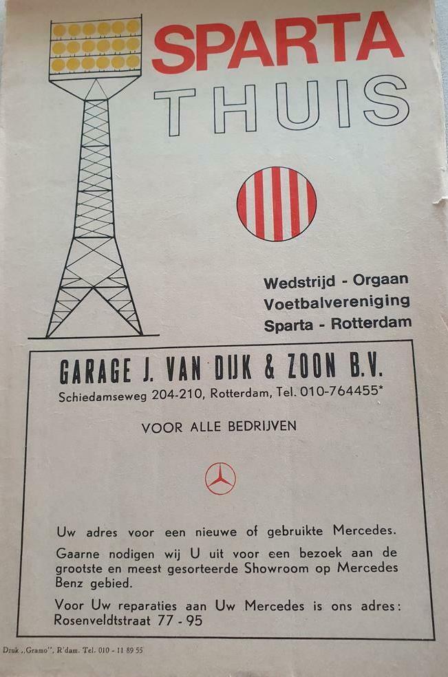 AZ Programma 19-okt-1975 Sparta uit
